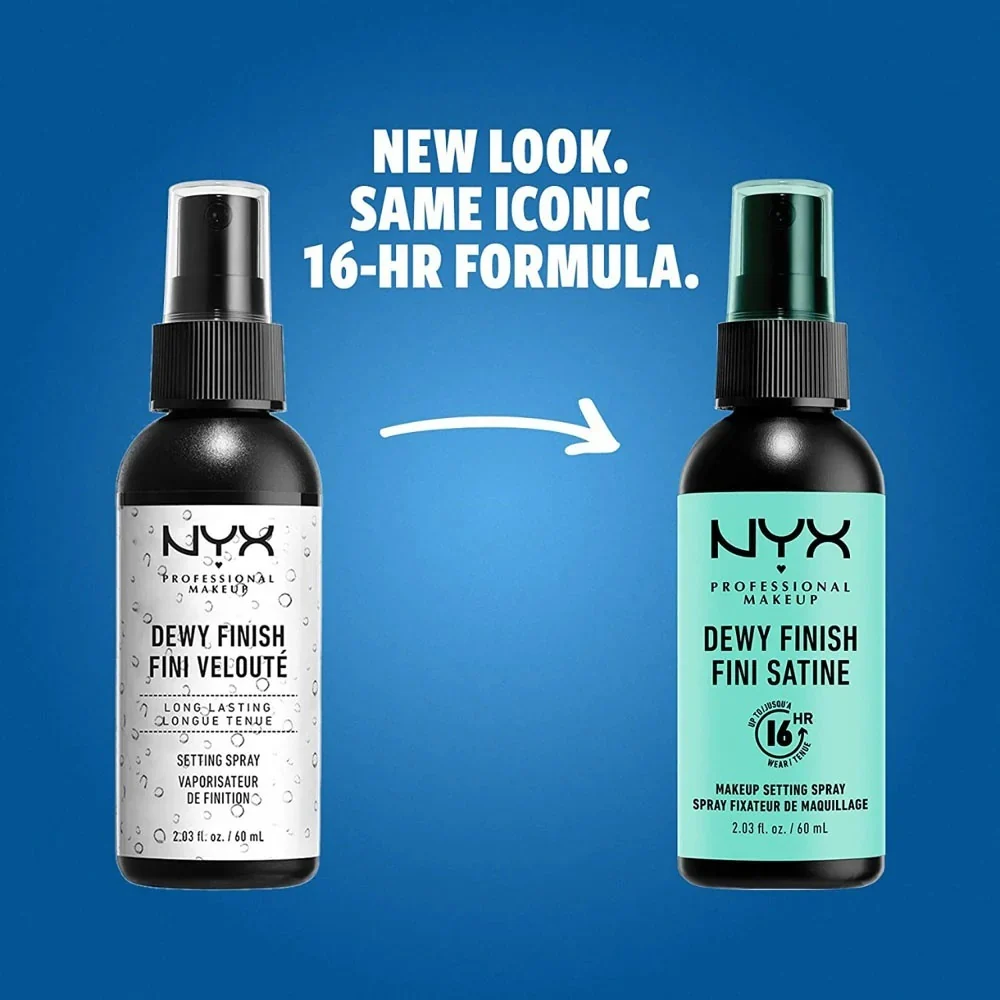 Spray fijador de maquillaje facial - Acabado luminoso - Fijador facial