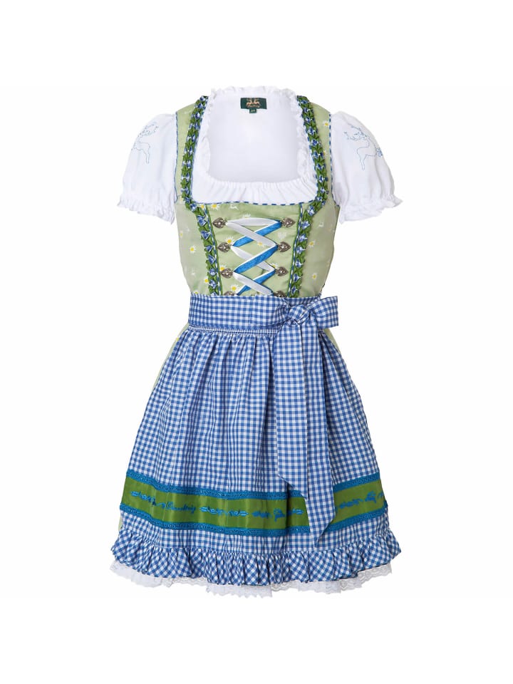 Wiesnkönig Dirndl Adelheid in Hellgrün günstig kaufen 30