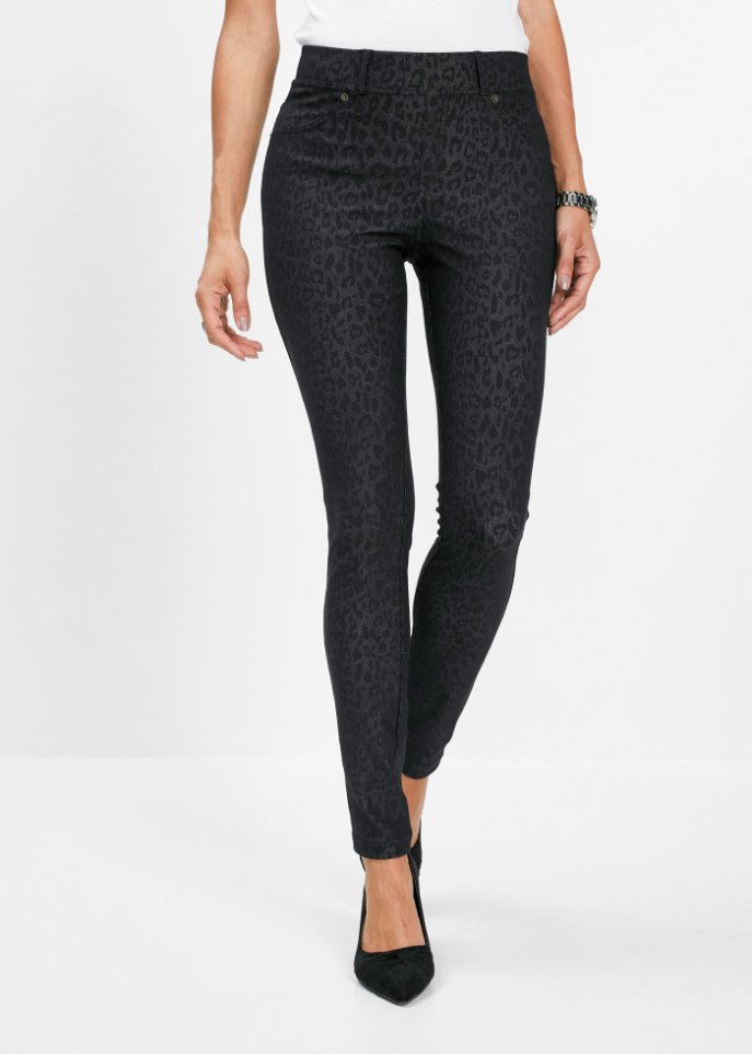 Jeggings mit Leo-Druck