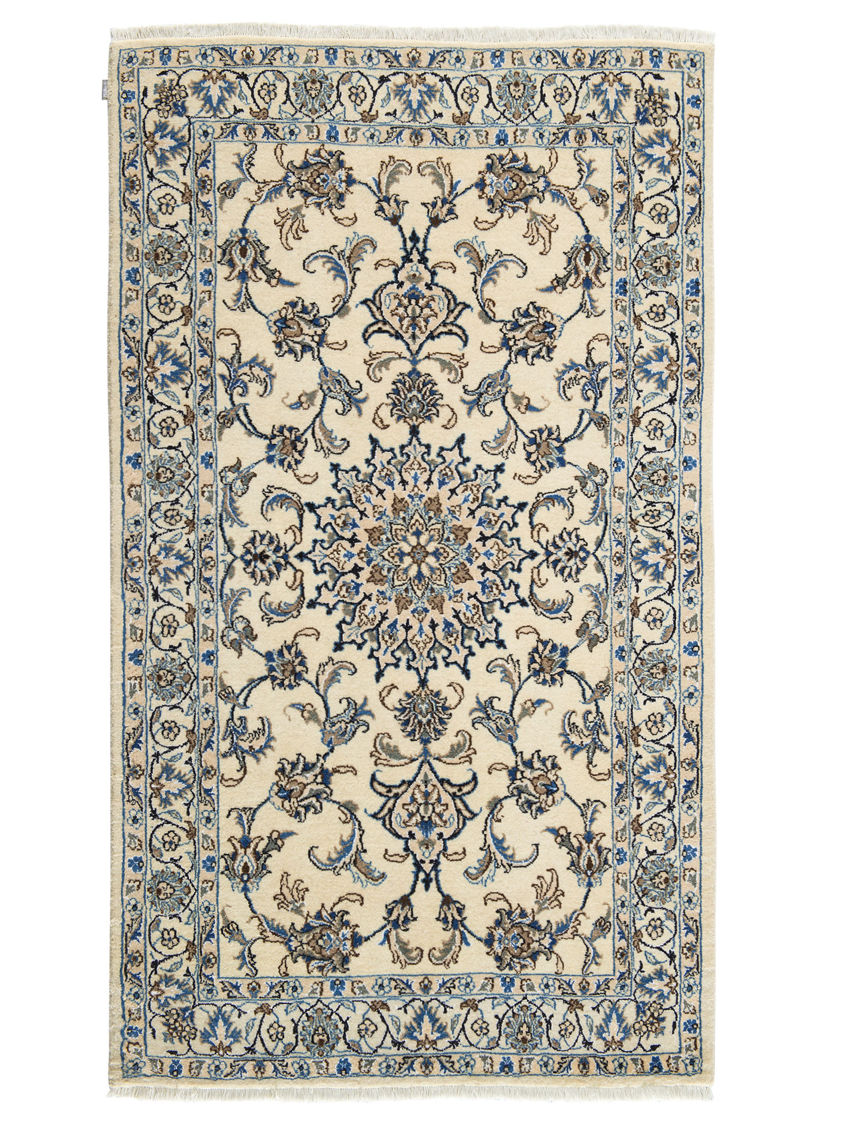 Kaschmar Nain 12 Lah ca. 115 x 205 cm, Unikat / Einzelstück