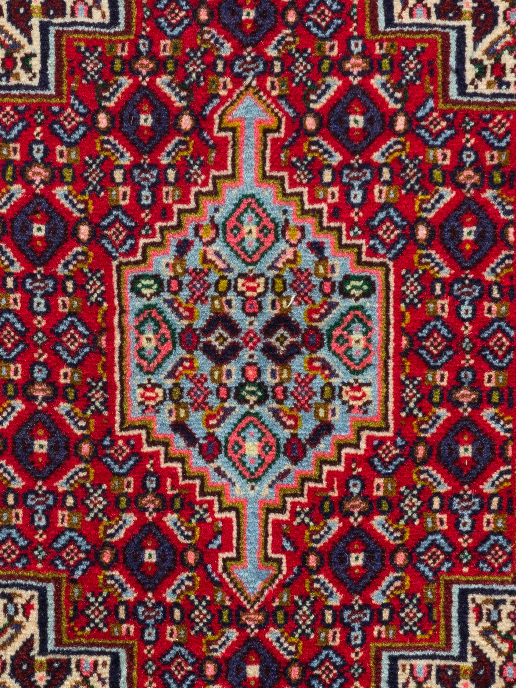 Senneh ca. 76 x 108 cm, Unikat / Einzelstück