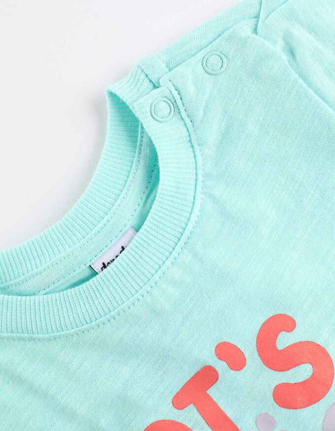 Set aus T-Shirt und Shorts - Messageprint