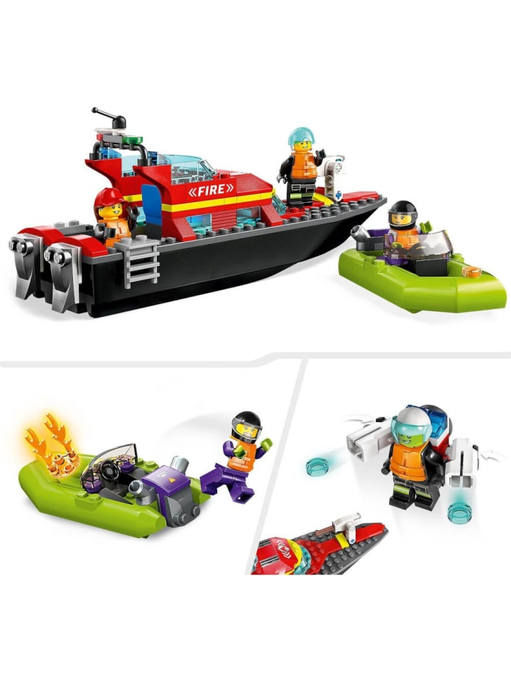 LEGO Bausteine City 60373 Feuerwehrboot - ab 5 Jahre günstig kaufen onesize