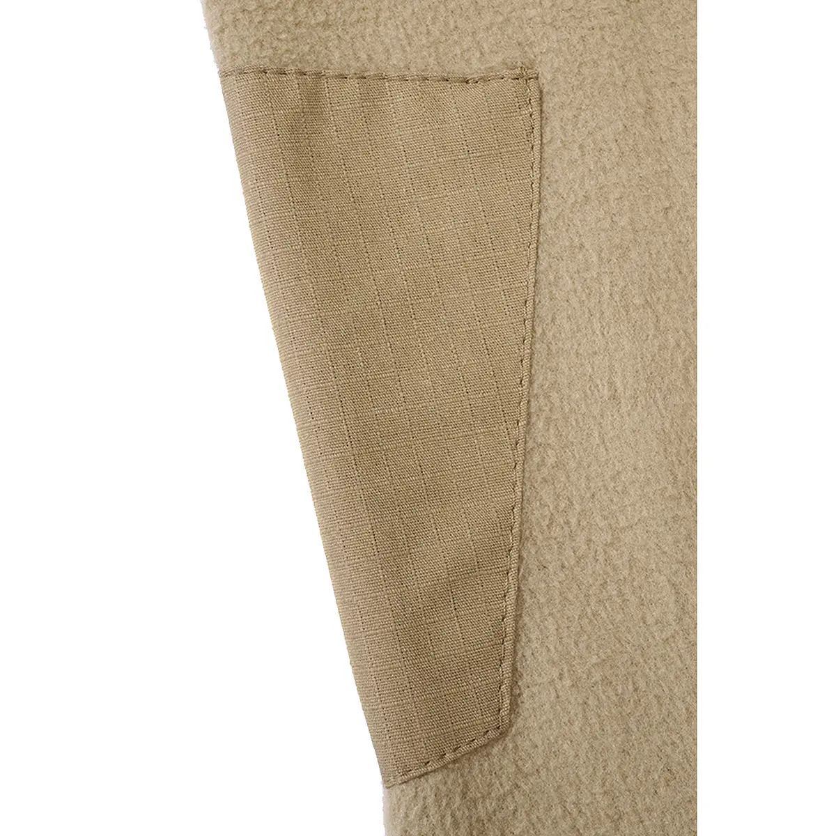 Brandit Fleece Troyer Ripstop camel