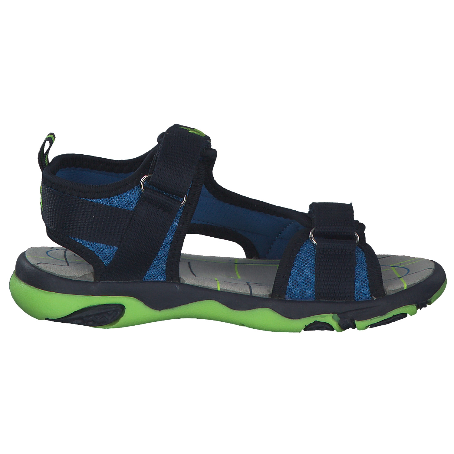 Geka Palau V, Sandalen (Kinder), Kinder, marine/blau/lemon