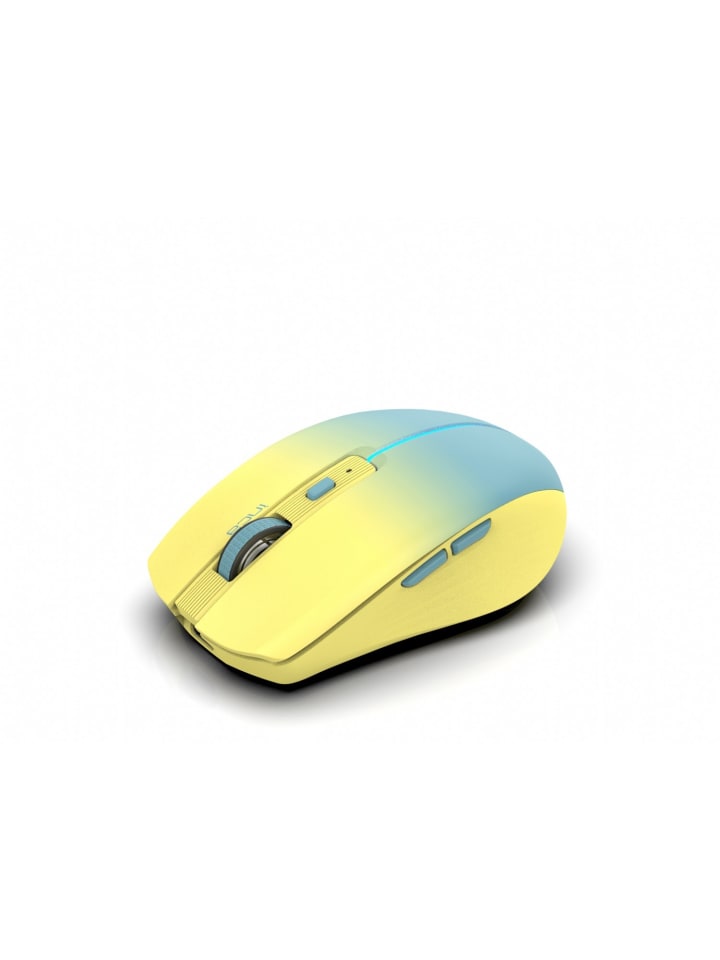 Inca Inca Maus 1600 DPI Wireless Bluetooth 6D Taste 500mAh Akku in Gelb günstig kaufen onesize