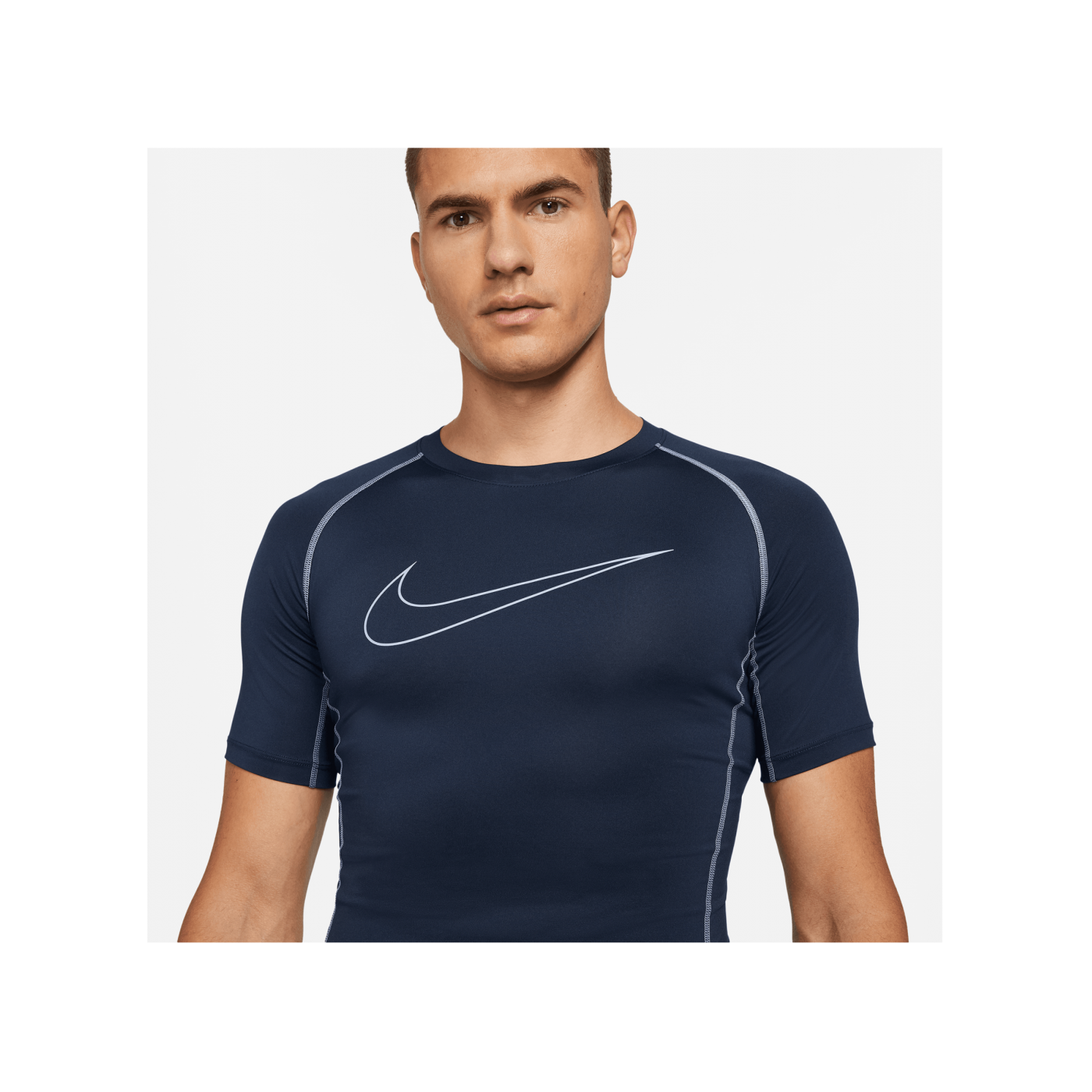 Nike Pro Shortsleeve Shirt Blau Lila F451