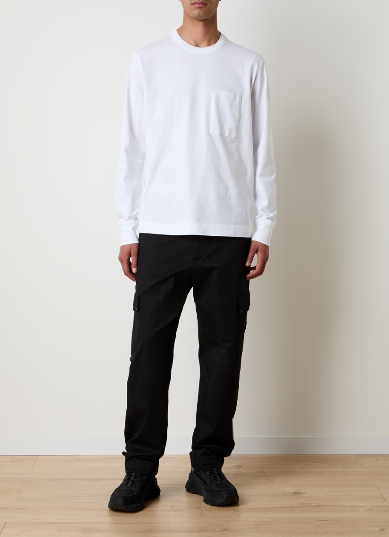 Tricou Canada Goose Gladstone cu mânecă lungă și buzunar la piept