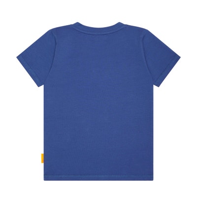 T-Shirt kurzarm, mittelblau für Jungs