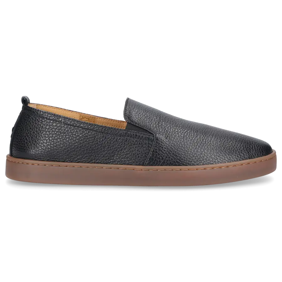 Henderson - Slipper RODI Hirschleder - schwarz