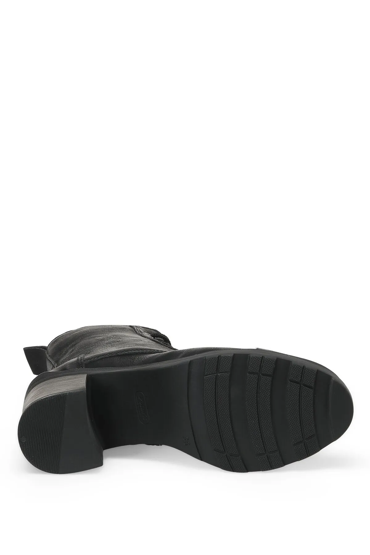 Polaris  320144.z 2pr Schwarze Damenstiefel mit Absatz