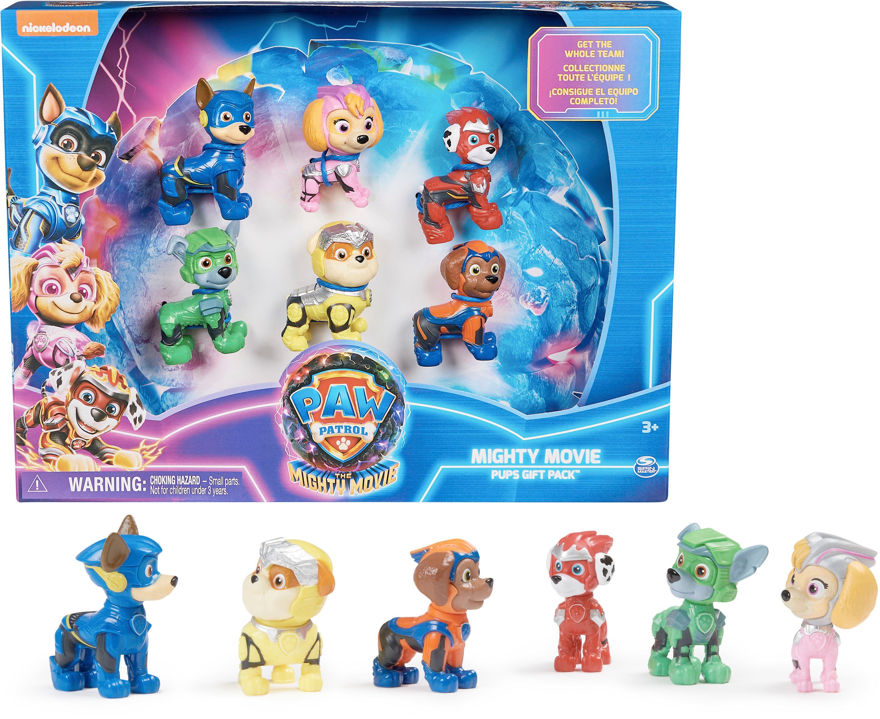 Spin Master Spielfigur PAW Patrol, Der Mighty Kinofilm: Figuren, (Set)