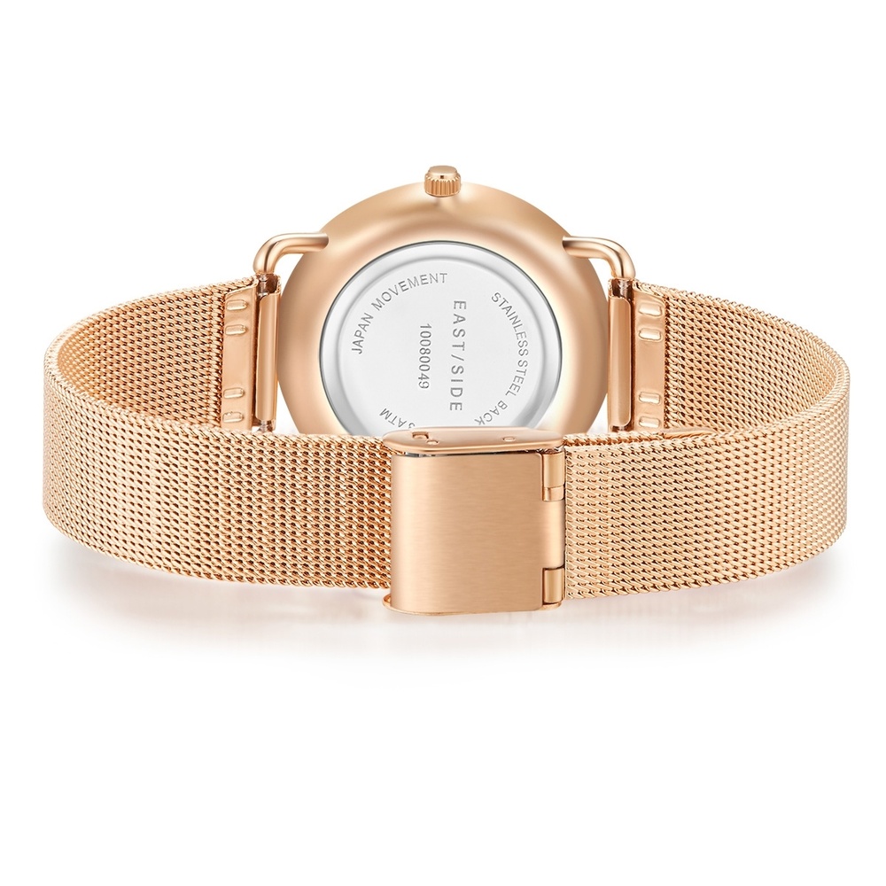 EASTSIDE Montre à quartz Pearl Moon en Or rose Acier inoxydable en Or rose Montre