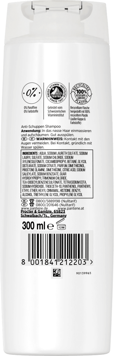 Shampoo Vita Glow Anti-Schuppen, 300 ml