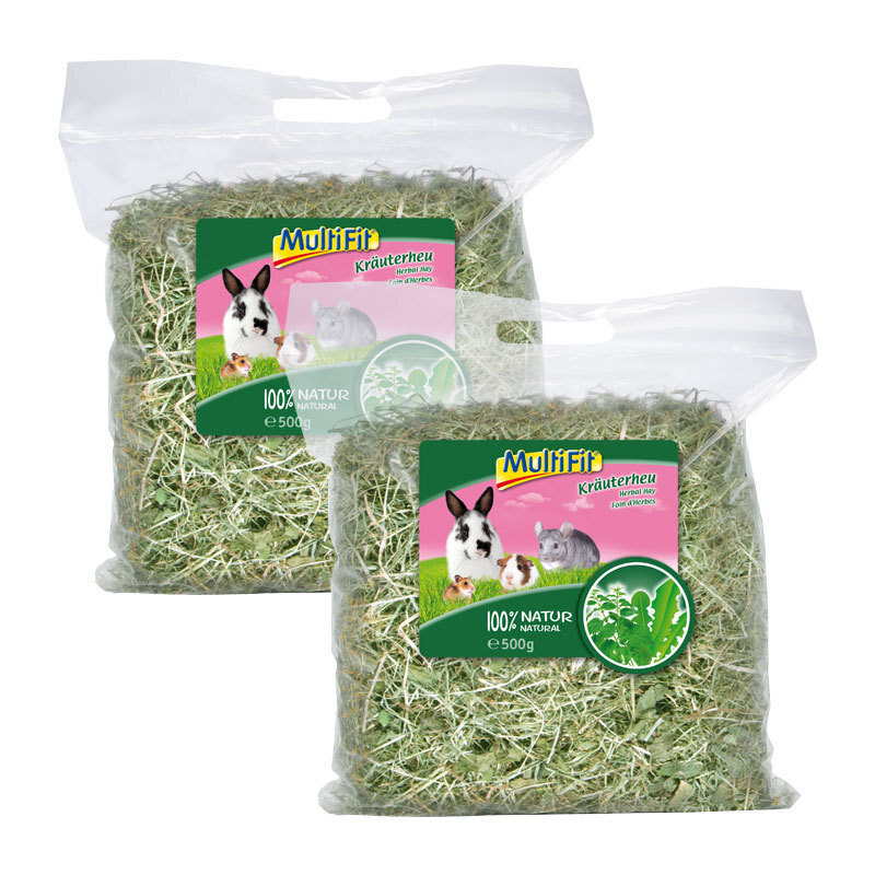 MultiFit Futter & Heu MultiFit Kräuterheu 2x500g
