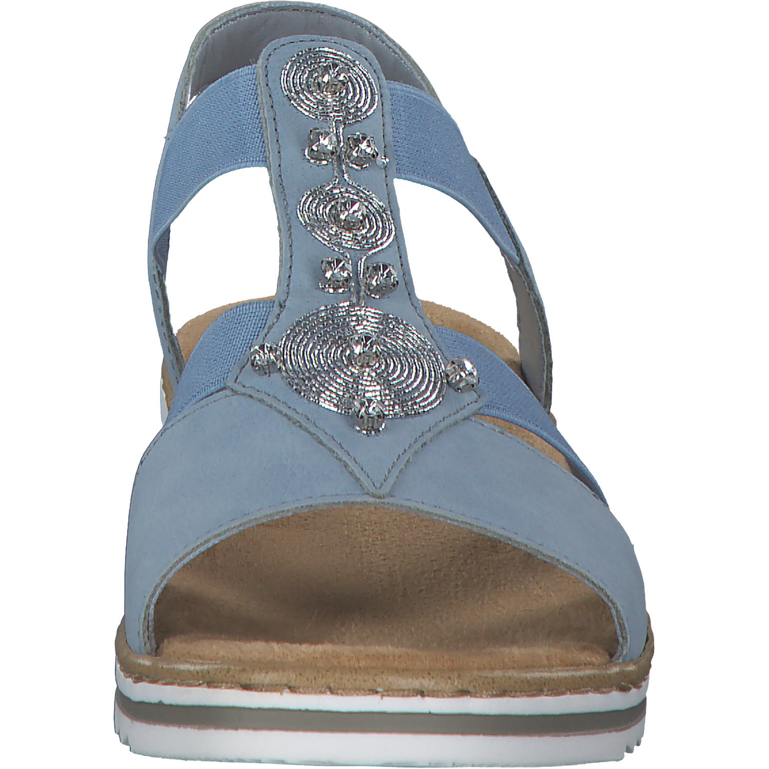 Rieker V0687, Keilsandaletten, Damen, aqua