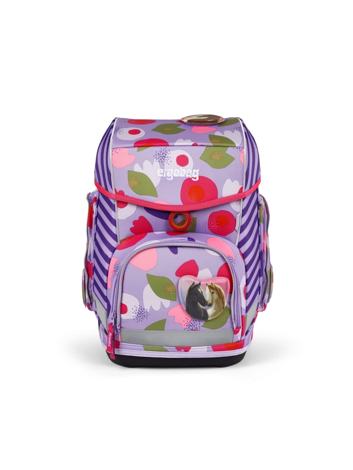 Ergobag Grundschulranzen Cubo BlütenzauBär in lila günstig kaufen onesize