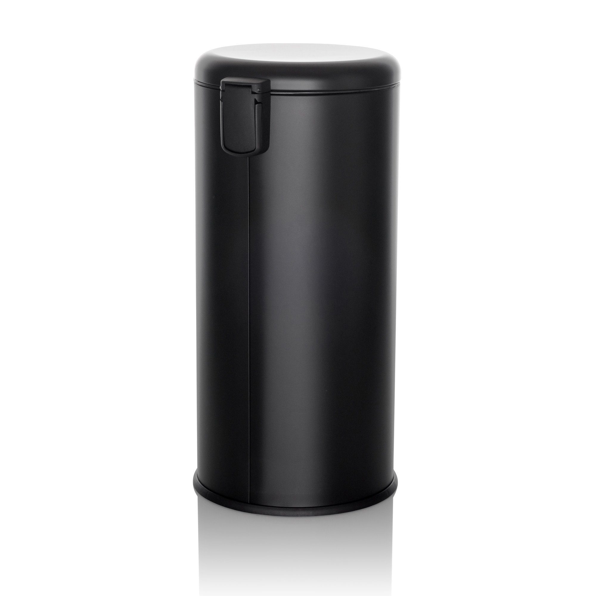 hjh OFFICE Mülleimer Mülleimer CLEAN STEP Eisen, 30L, Abfalleimer mit Softclose