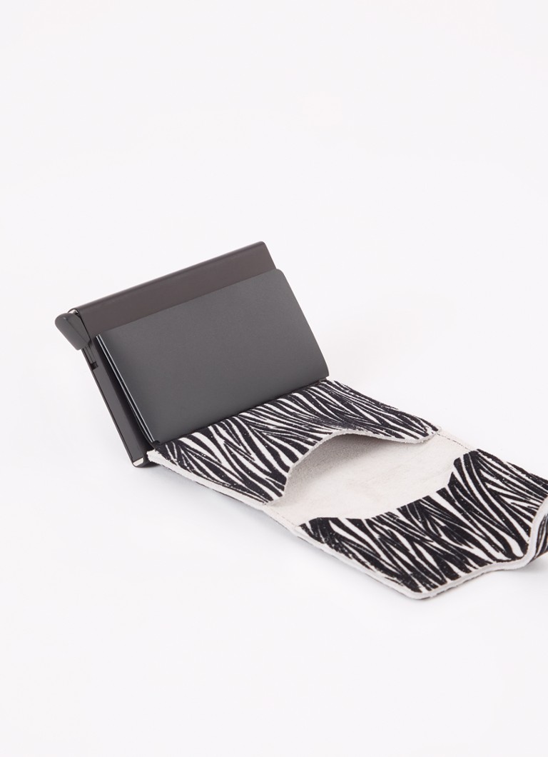 Secrid Zebra leather card holder