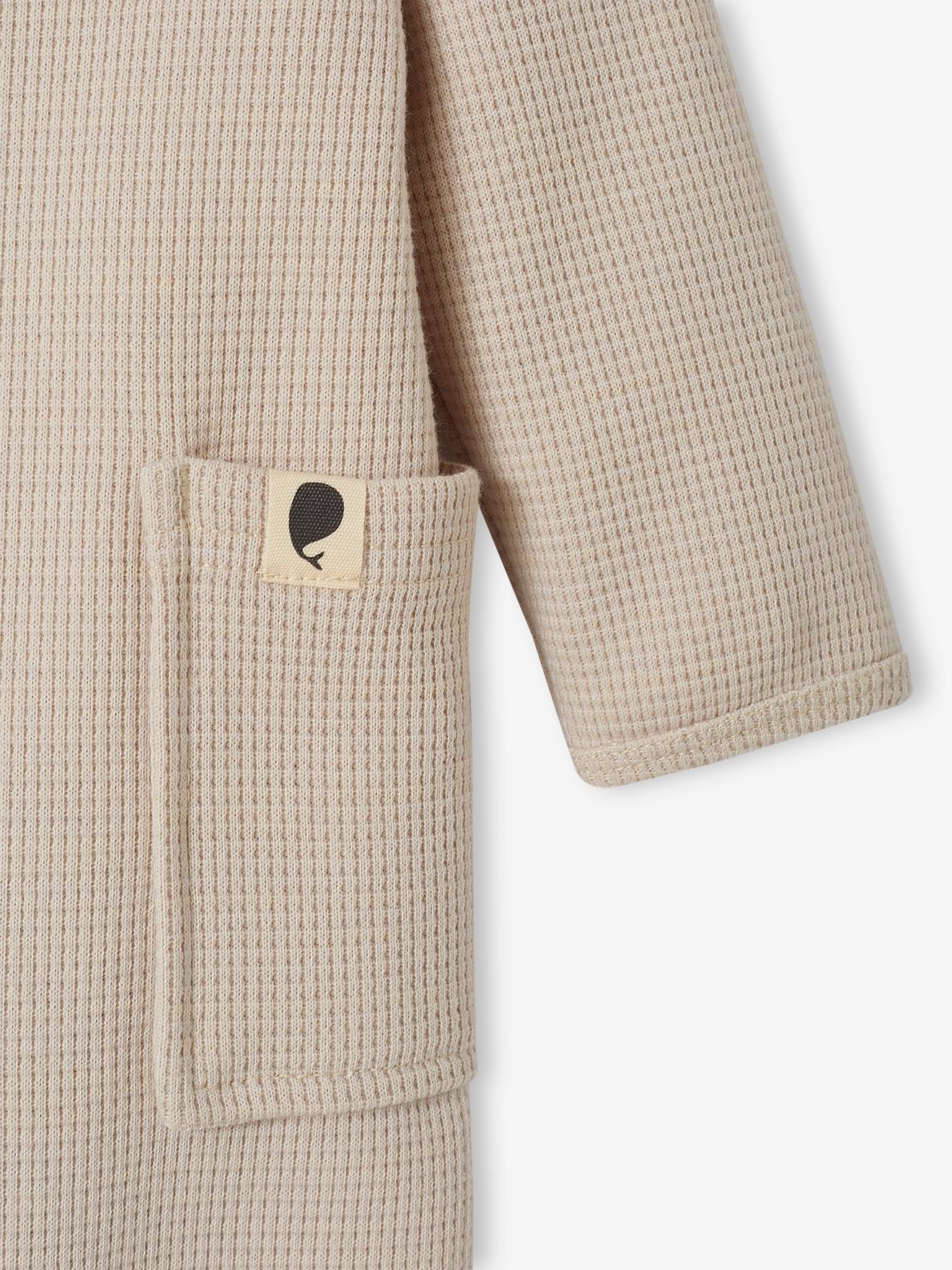 Vertbaudet Baby Overall aus Waffelpikee - tonfarben