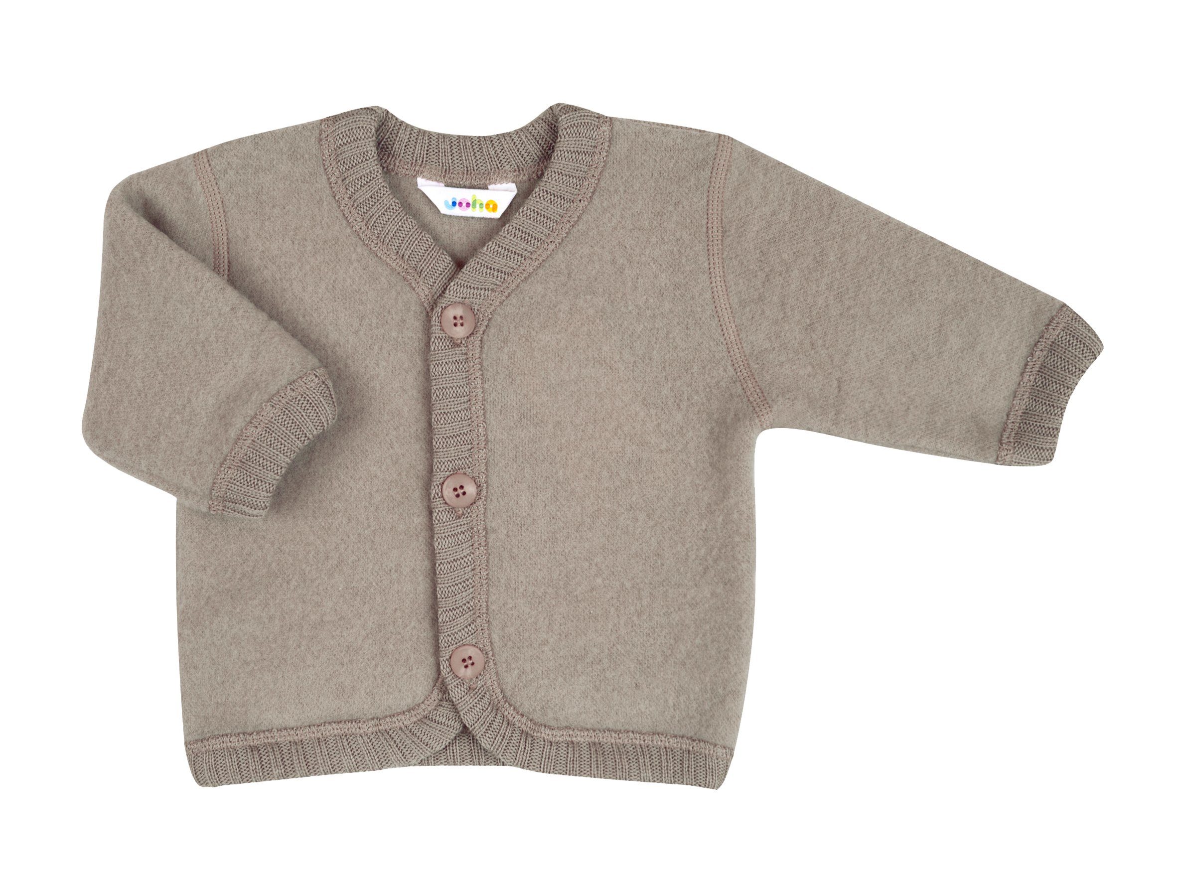 Joha Sweatjacke Wollfleecejacke Merinowolle