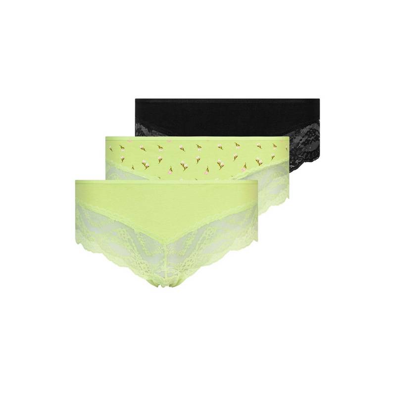 Snocks Hipster mit Spitze aus Bio-Baumwolle Unterhose Damen