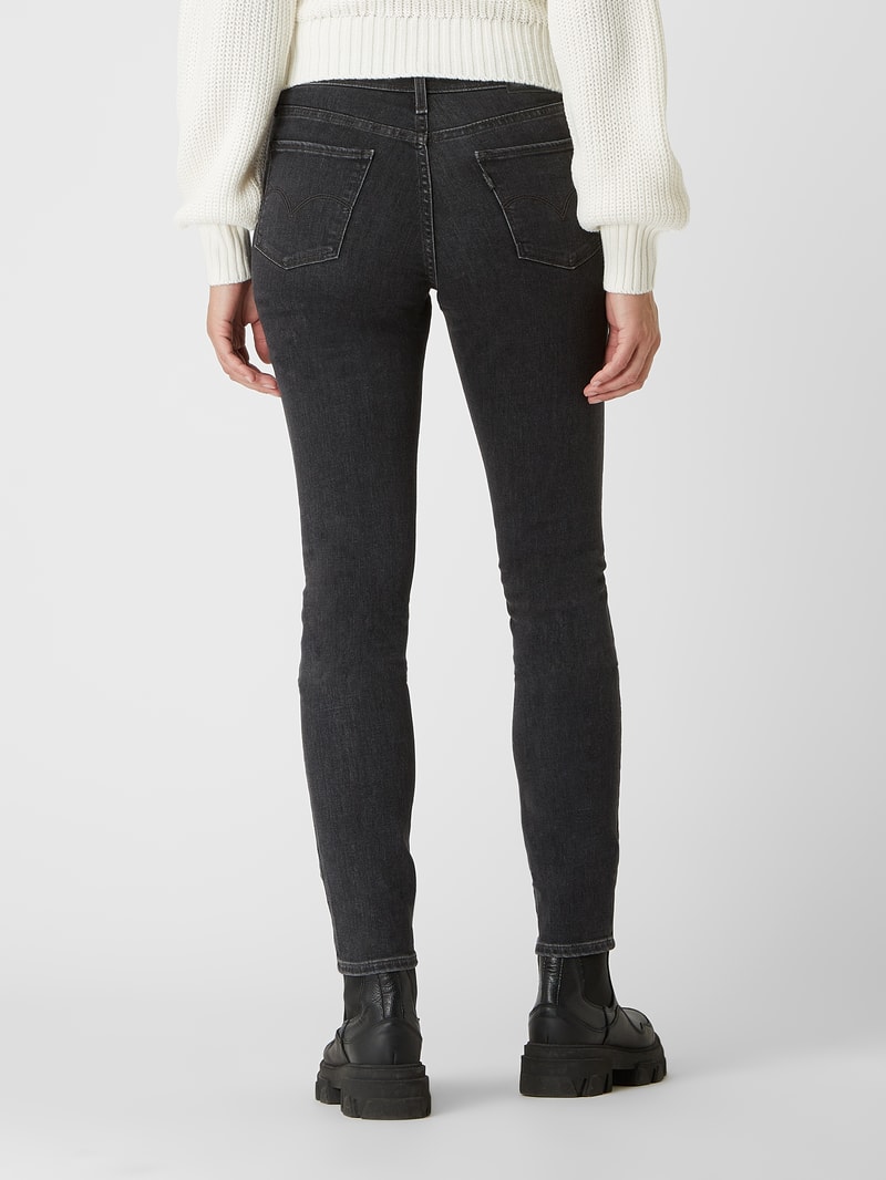 Shaping Skinny Fit Jeans mit Stretch-Anteil Modell '511' in dunkelgrau