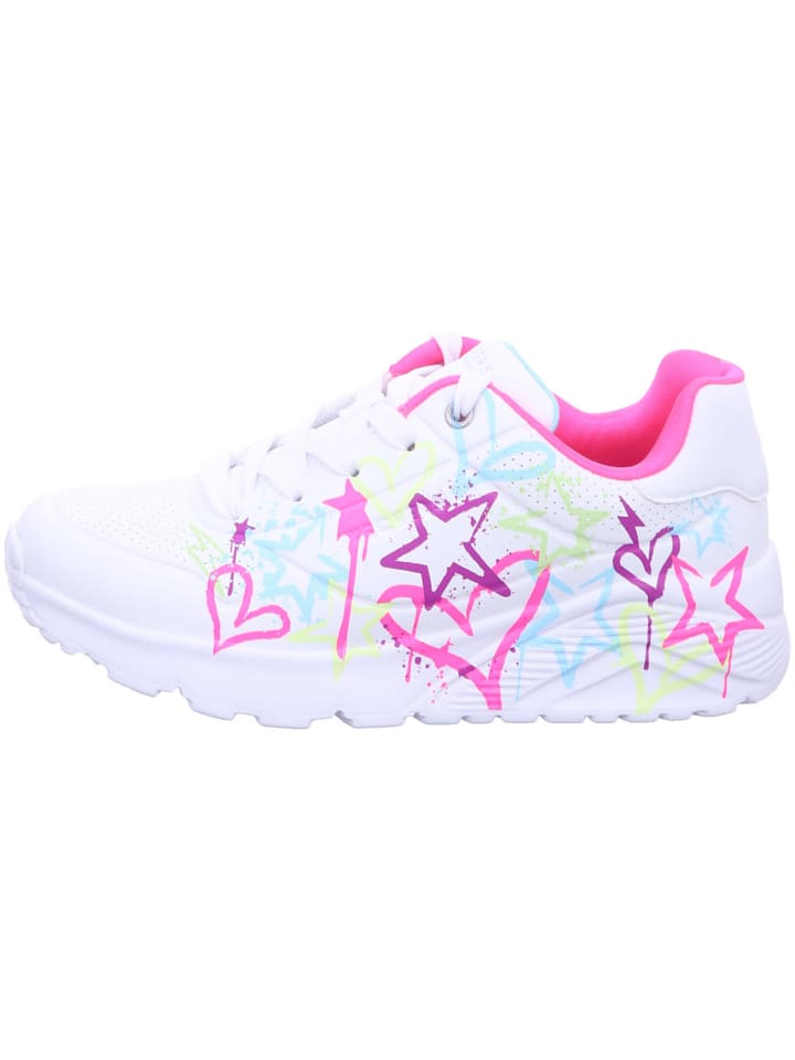 Skechers Mädchen Halbschuhe UNO LITE - MY DRIP in Weiß günstig kaufen