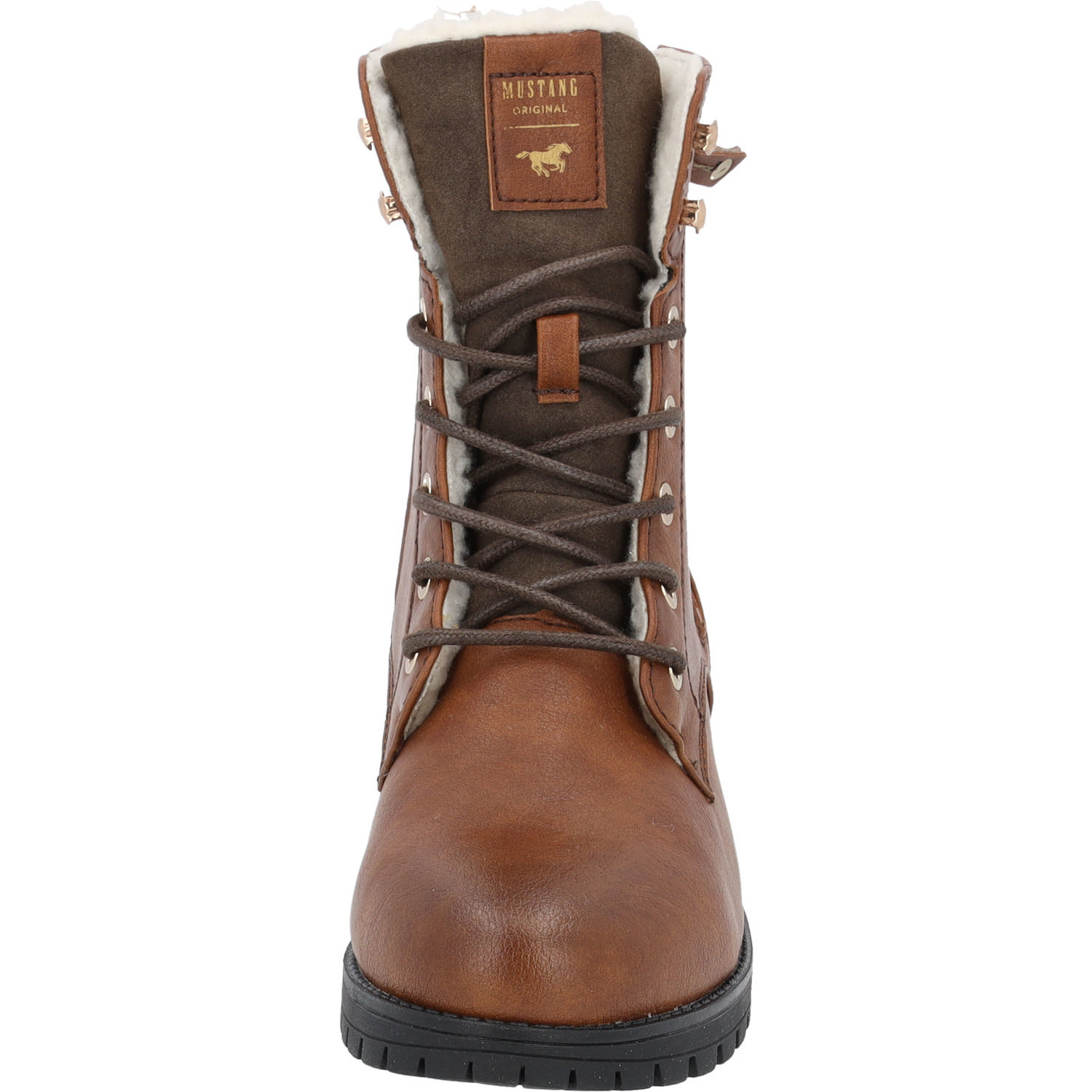 Mustang 1435603, Schnürstiefel, Damen, schwarz