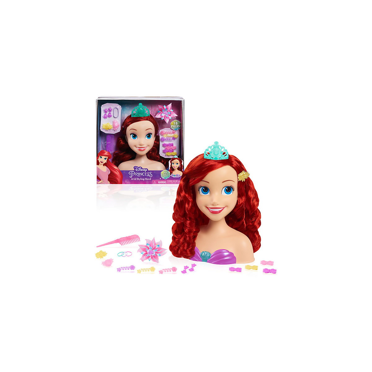 Schminkkopf   Princess Basic Ariel Styling Head