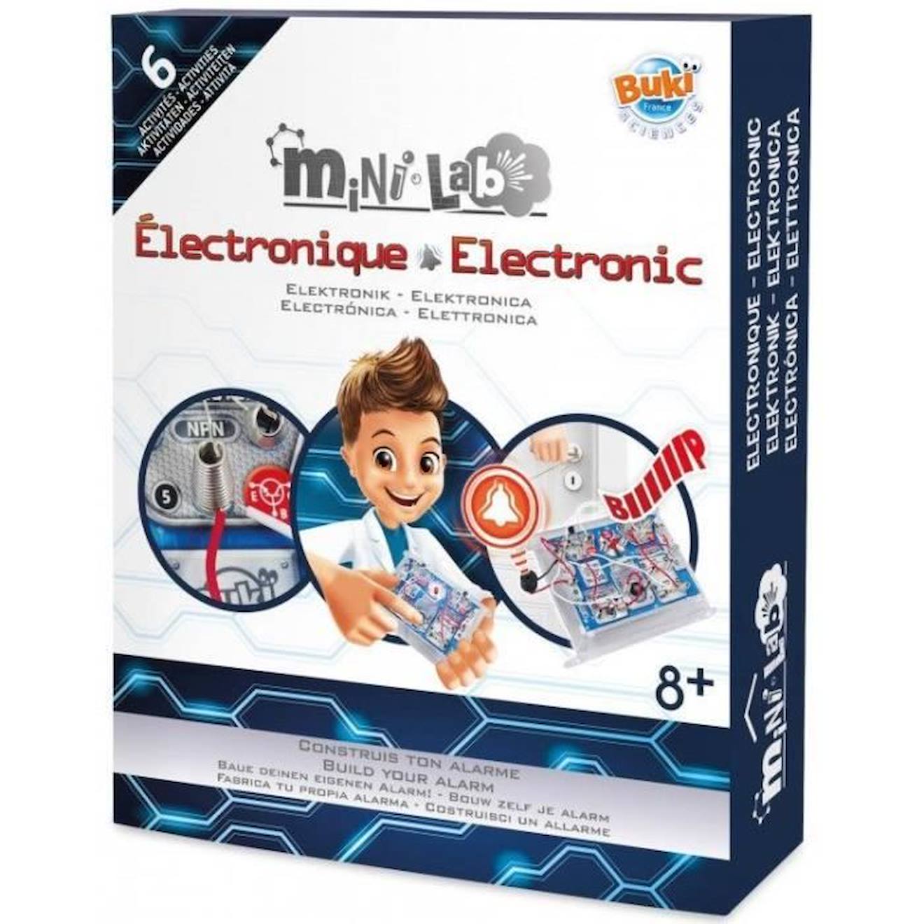 BUKI FRANCE Mini Lab Electronique blanc
