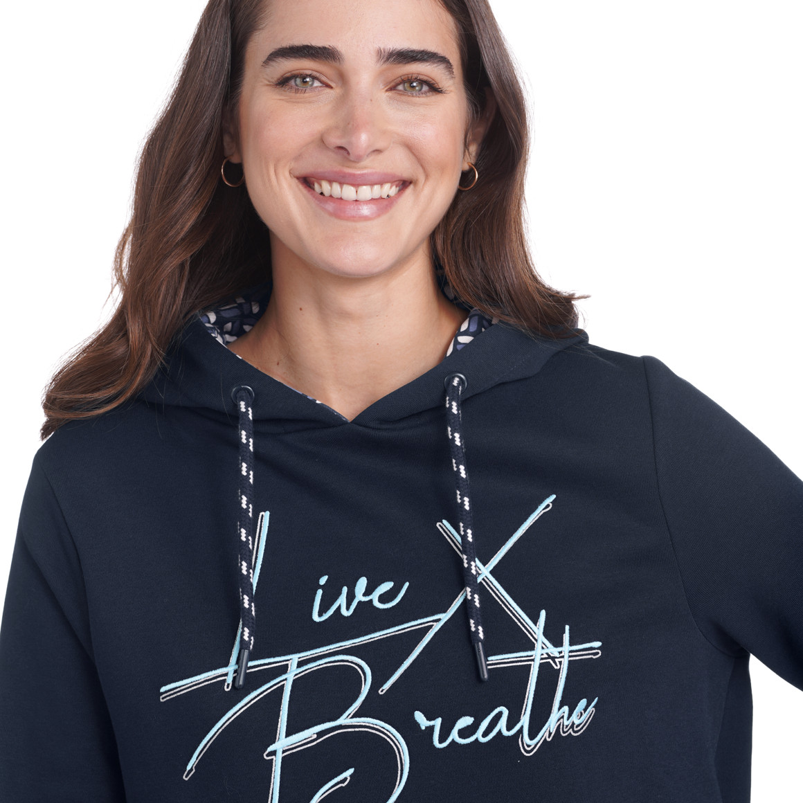Damen Hoodie mit Text