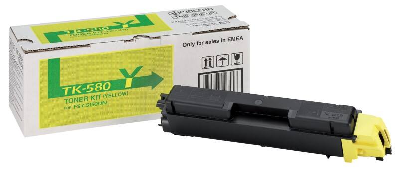 Kyocera TK-580Y Original Tonerkartusche Gelb