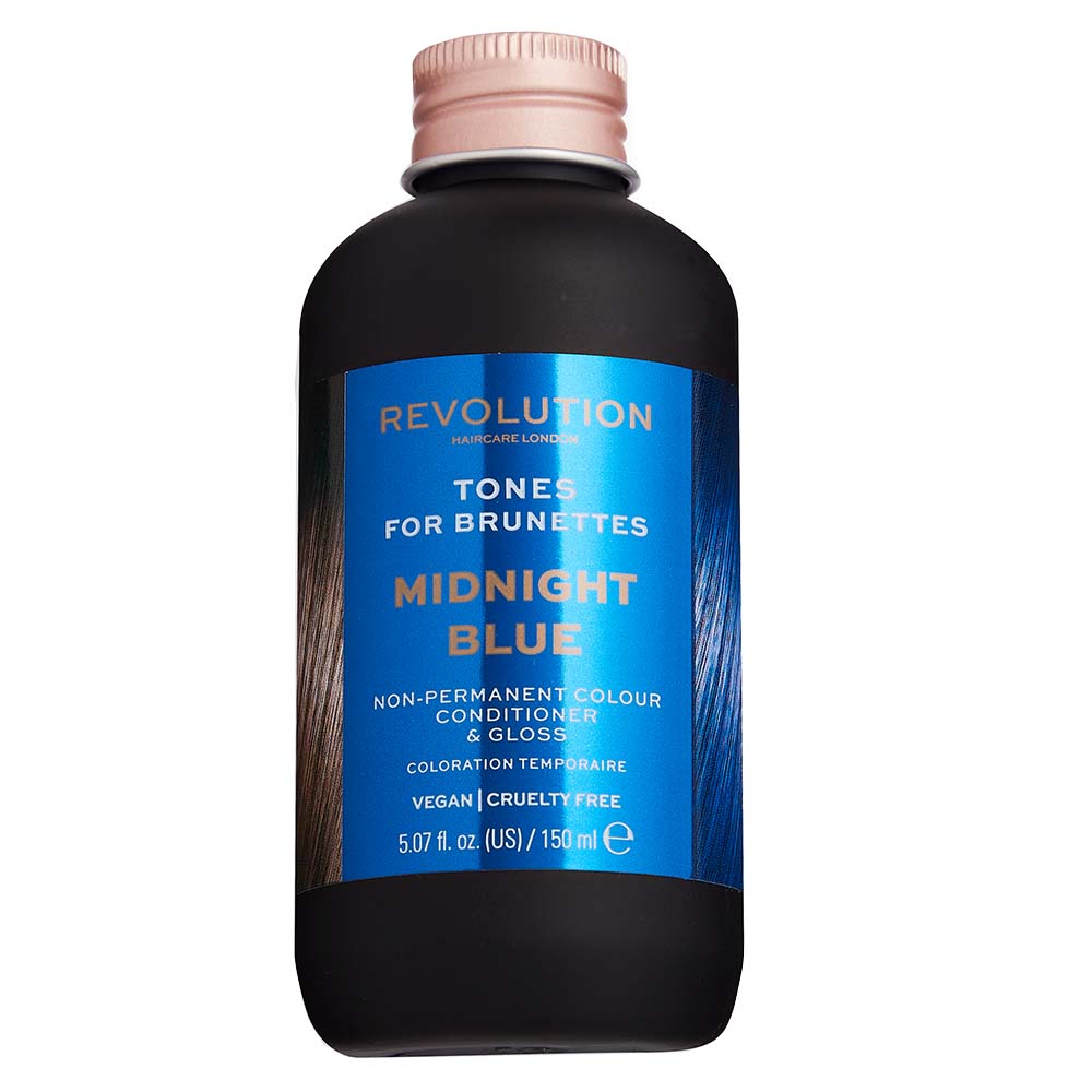 Revolution Hair Tones for Brunettes Midnight Blue 150 ml
