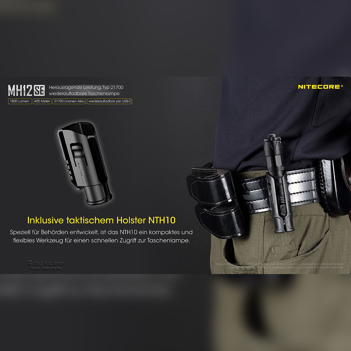 LED Taschenlampe MH12S