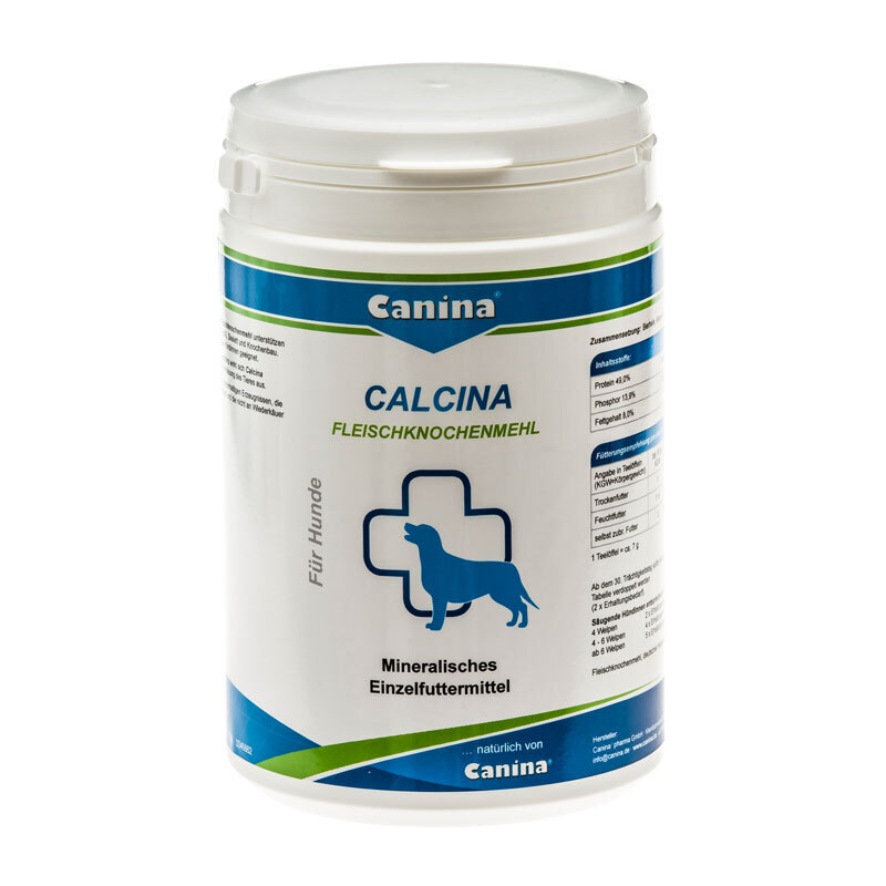 Canina Ergänzungsfutter & Aufzucht Canina Calcina Fleischknochenmehl 800 g
