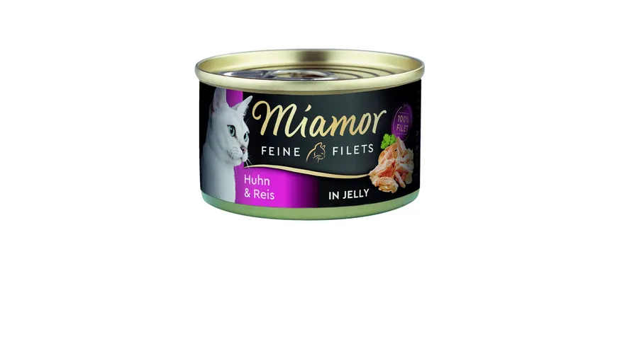 Miamor Katzennassfutter Feine Filets Huhn & Reis 100 g
