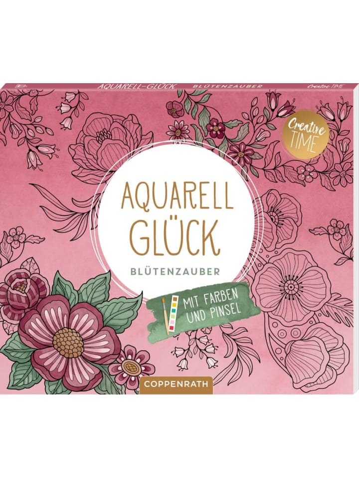 Coppenrath Kreativset Malblock Aquarell-Glück Blütenzauber - Creative Time, ab 0 Jahre günstig kaufen onesize