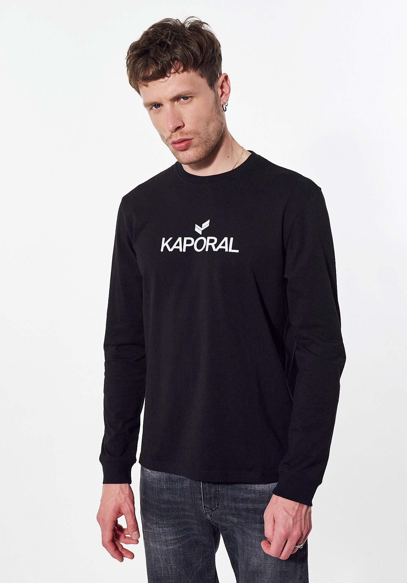 PERES  T-shirt noir Homme en 100% coton bio