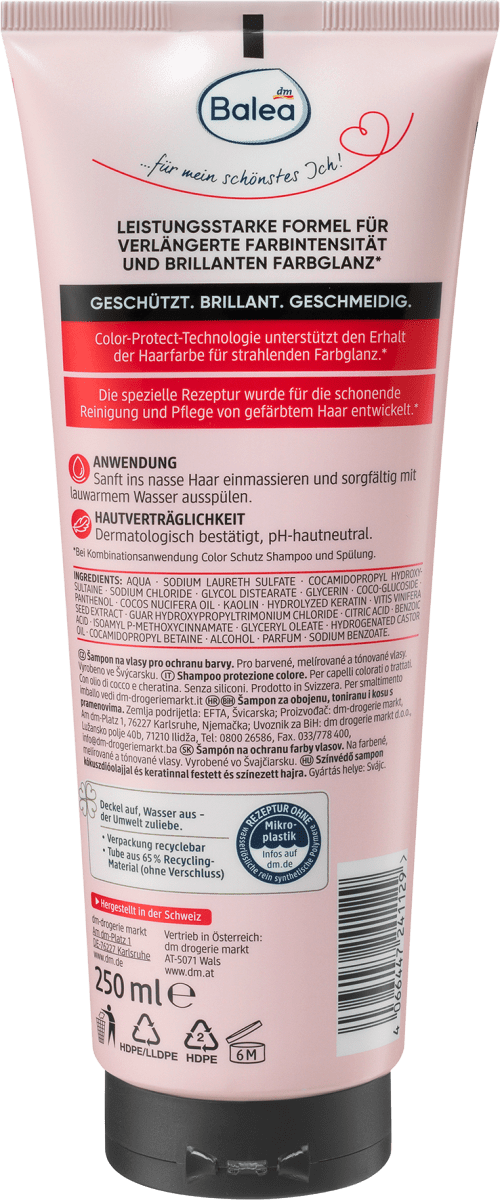 Shampoo Color Schutz, 250 ml