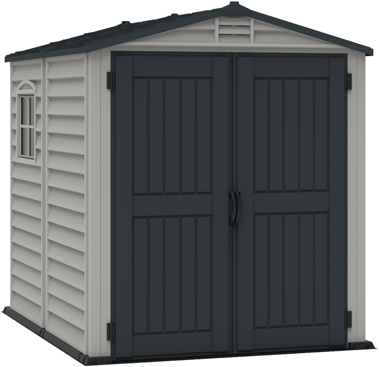 Duramax Kunststoffgerätehaus STOREMATE Plus 6x6´, 3,6 m² - Grau   Fußboden DURAMAX 30425