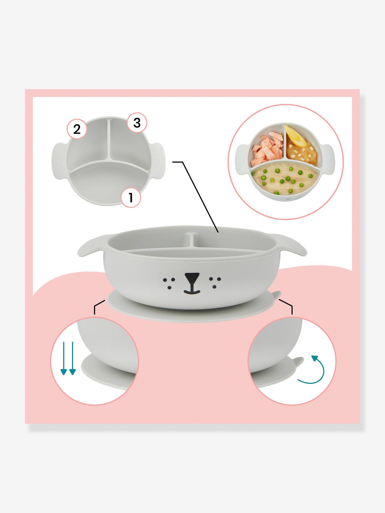 Kit repas Learn'isy BABYMOOV renard