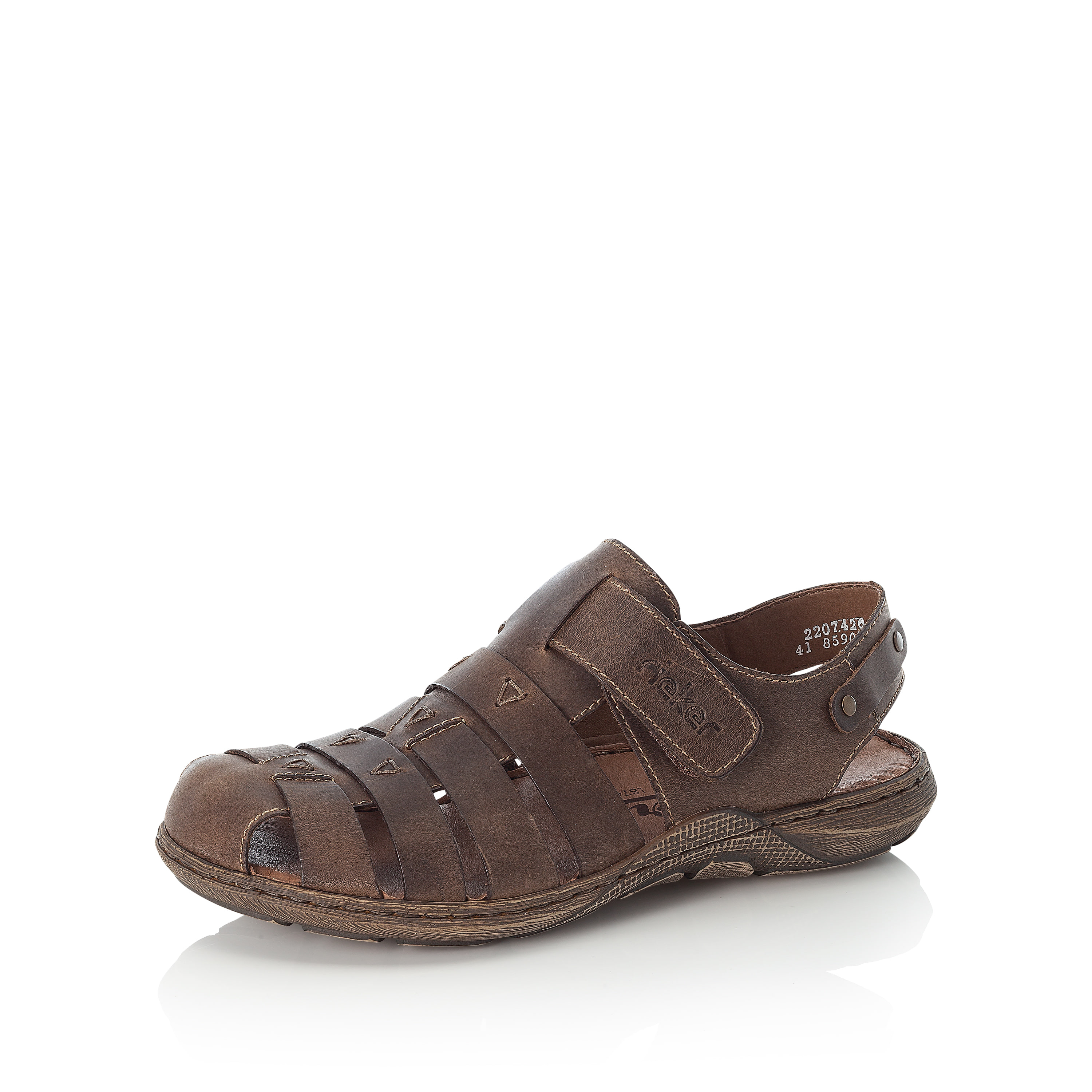 Rieker Herren Sandalen espressobraun