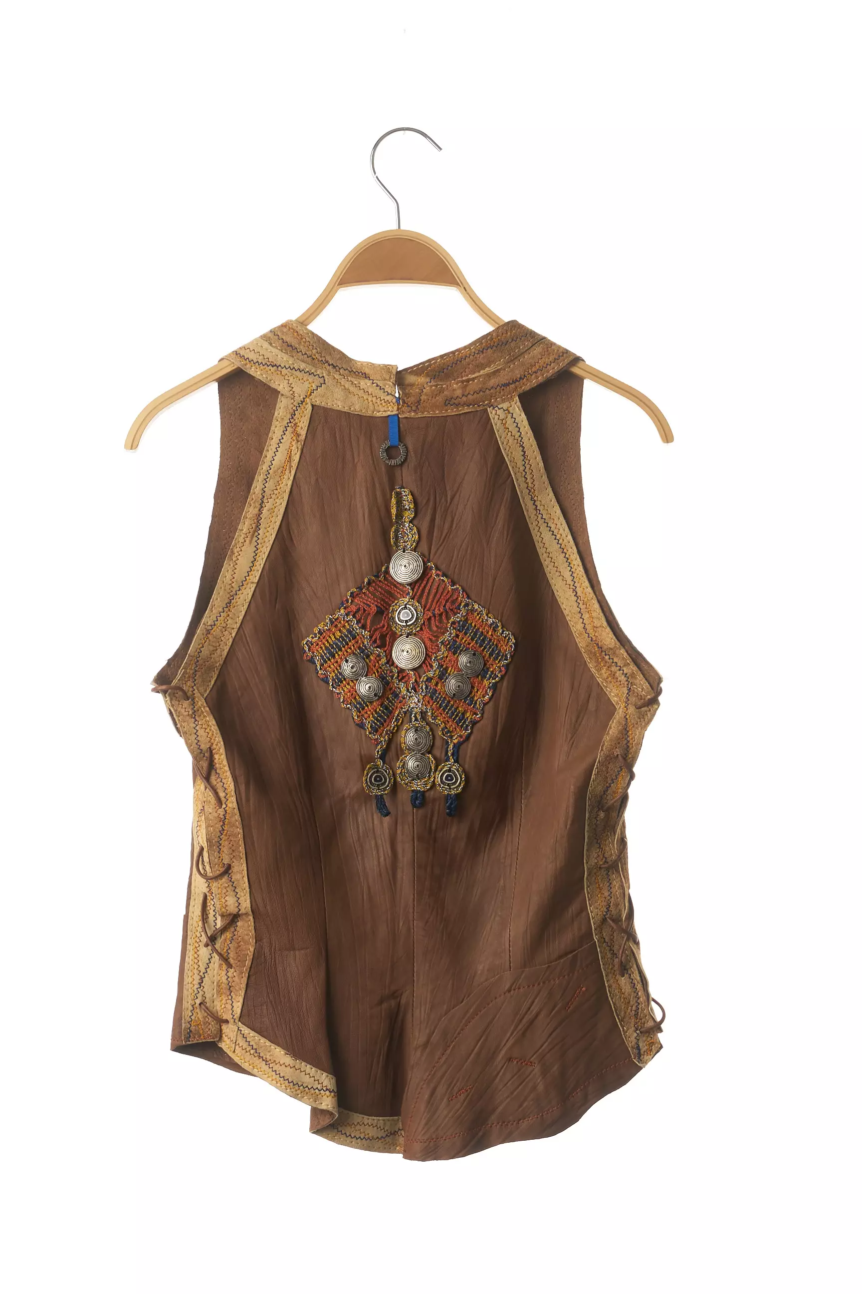 Save The Queen Gilet Femme couleur marron