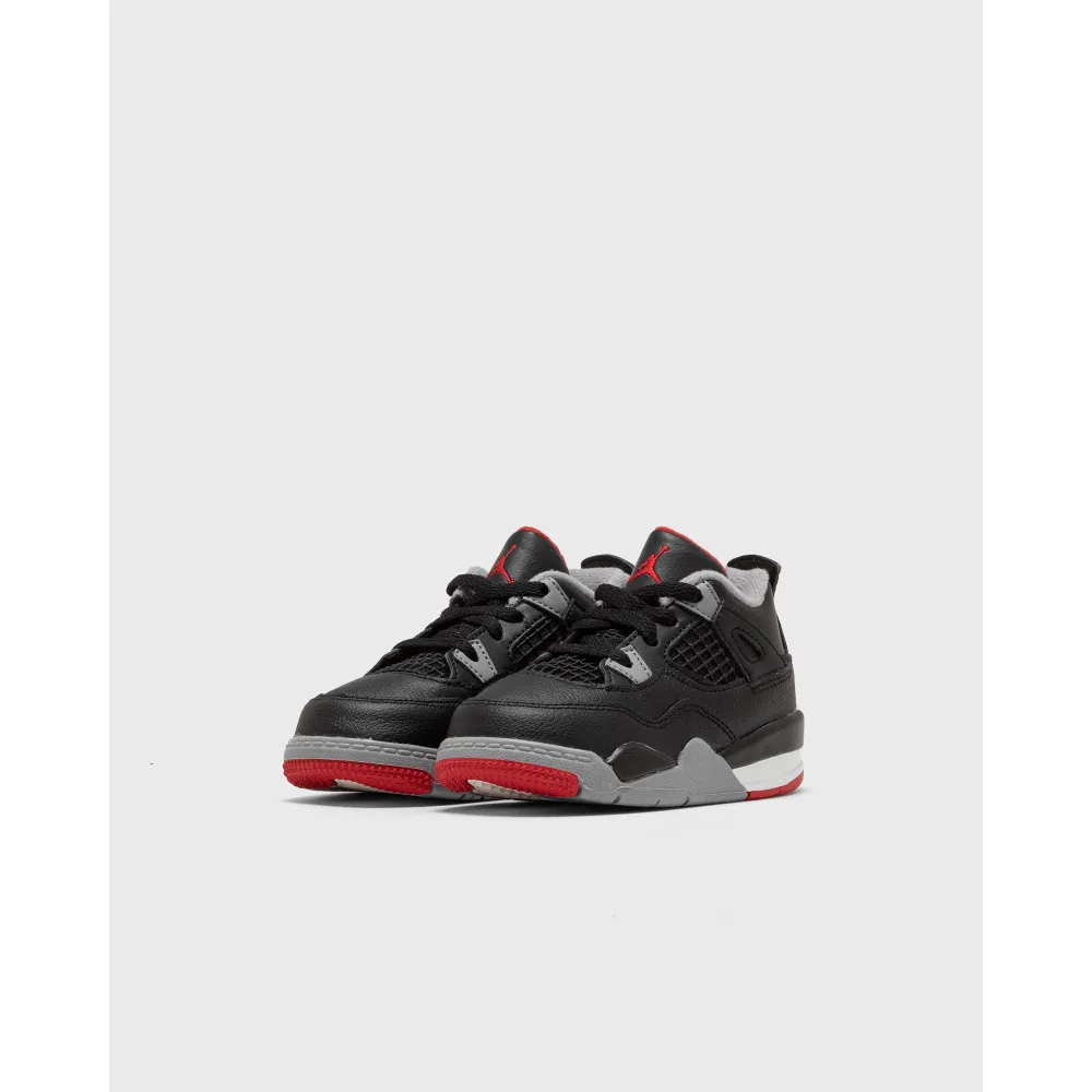NIKE JORDAN 4 Retro TD Bred Reimagined BQ7670 006 / schwarz