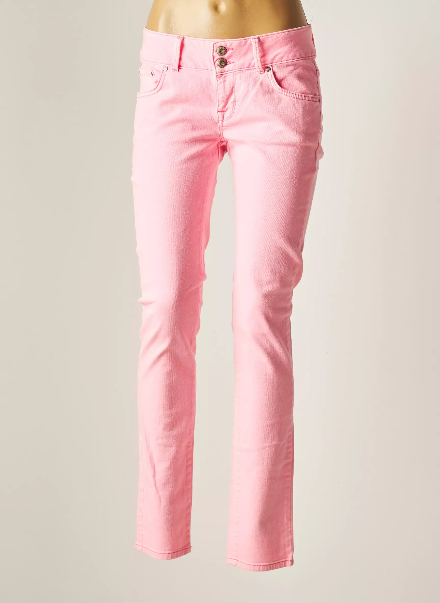 Ltb Jeans Coupe Slim Femme couleur rose