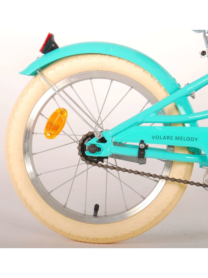 Volare Kinderfahrrad Melody Fahrrad für Mädchen 16 Zoll Kinderrad in Türkis 4 Jahre günstig kaufen onesize