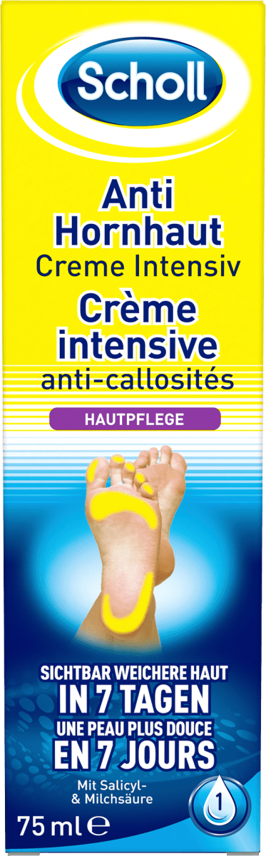 Fußcreme Anti Hornhaut intensiv, 75 ml