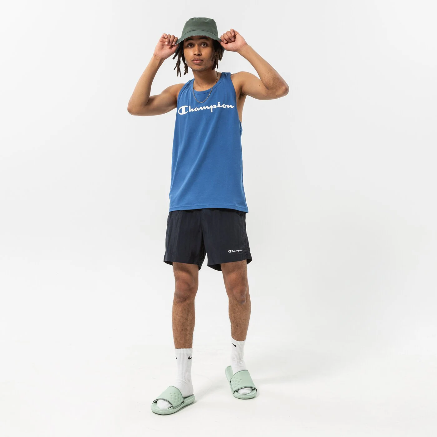 CHAMPION SHORTS BEACHSHORT Dunkelblau
