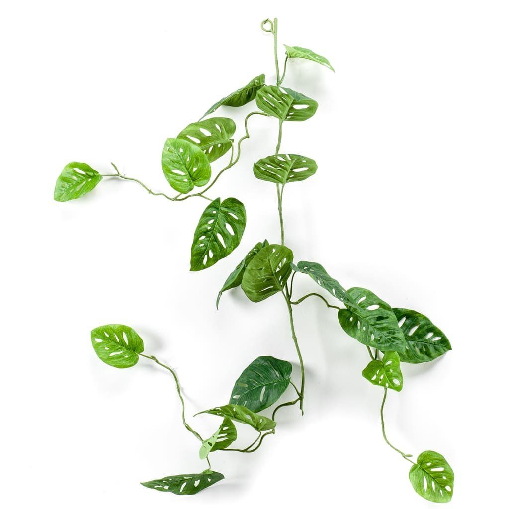 Kunstrasen Kunstpflanze Monstera Monkey Gierlande 120 cm, Emerald, Höhe: 120 mm